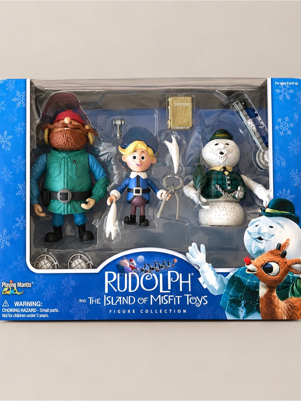 Rudolph Island of Misfit Toys Playing Mantis Figure Collection Boxed